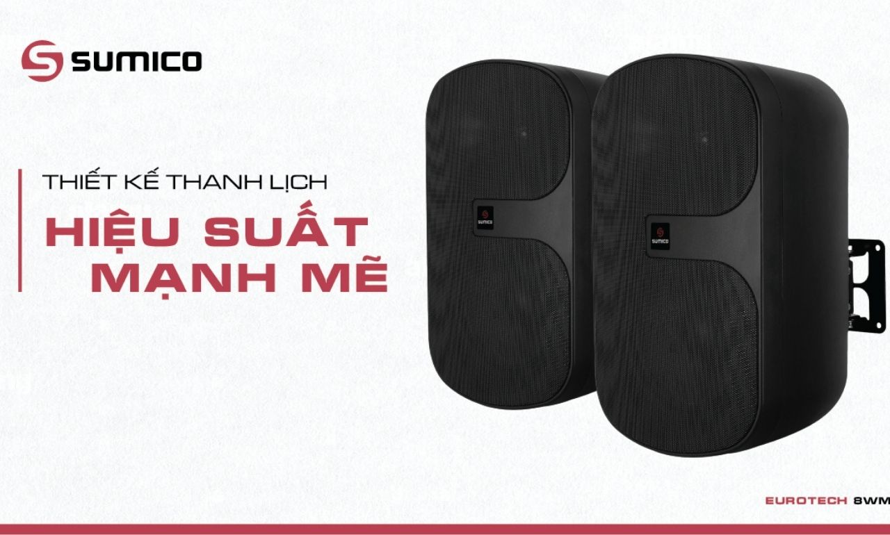 Loa treo tường Sumico EUROTECH 8WMT ch&iacute;nh h&atilde;ng gi&aacute; rẻ