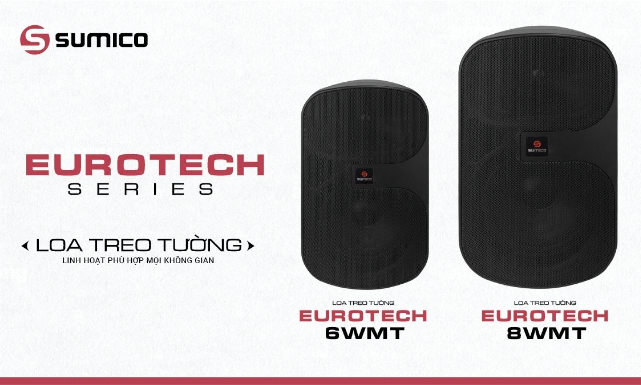 Loa treo tường Sumico EUROTECH 8WMT ch&iacute;nh h&atilde;ng gi&aacute; rẻ