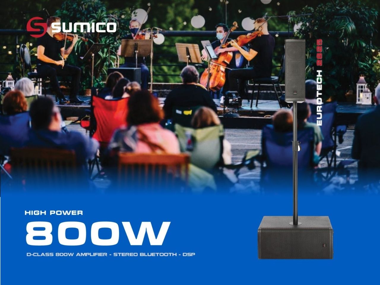 Loa Cột Sumico EUROTECH 2825 ch&iacute;nh h&atilde;ng gi&aacute; rẻ