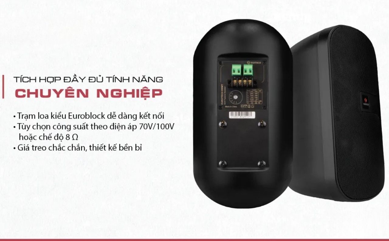 Loa treo tường Sumico EUROTECH 6WMT ch&iacute;nh h&atilde;ng gi&aacute; rẻ