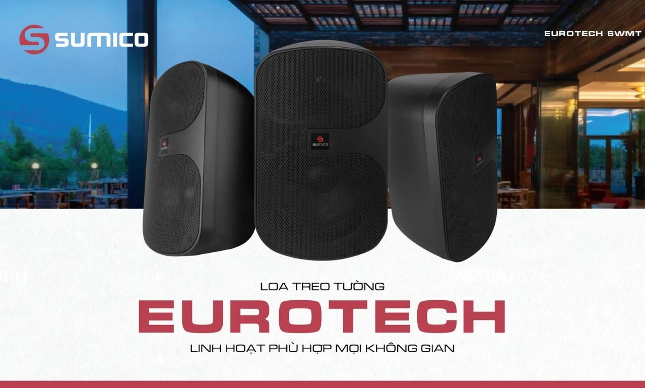 Loa treo tường Sumico EUROTECH 6WMT ch&iacute;nh h&atilde;ng gi&aacute; rẻ