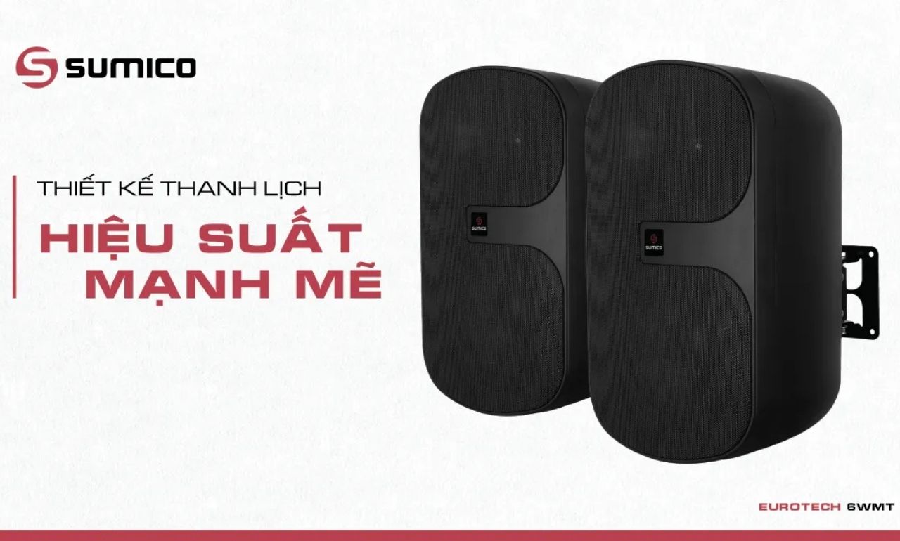 Loa treo tường Sumico EUROTECH 6WMT ch&iacute;nh h&atilde;ng gi&aacute; rẻ