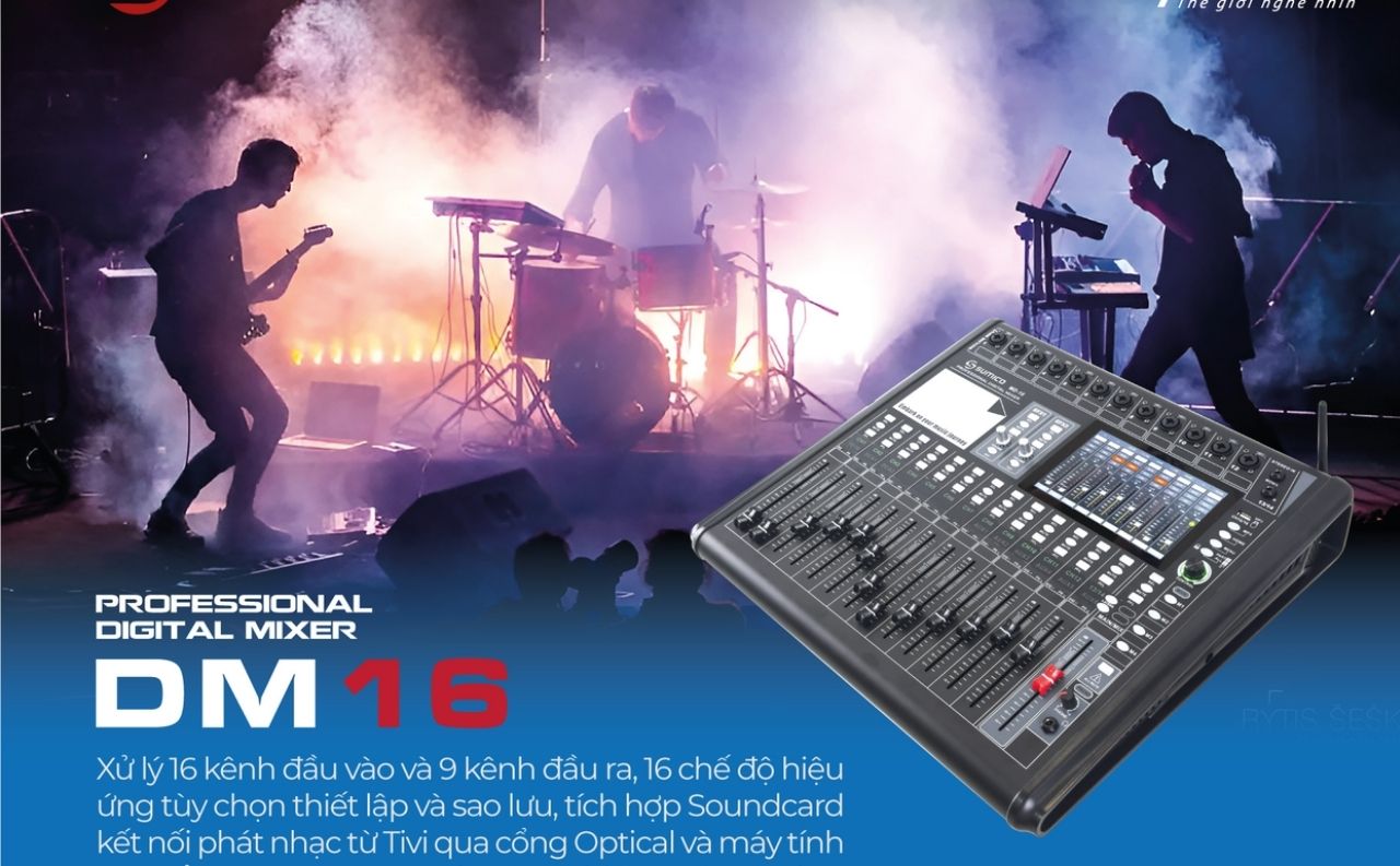 Mixer Digital Sumico DM16 ch&iacute;nh h&atilde;ng giấ rẻ