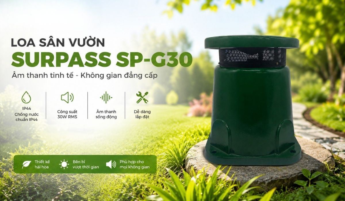 Loa s&acirc;n vườn Surpass SP-G30 ch&iacute;nh h&atilde;ng gi&aacute; r