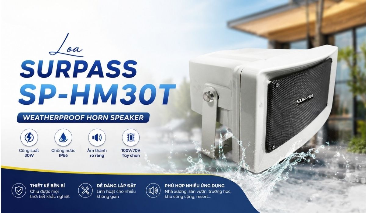 Loa Surpass SP-HM30T ch&iacute;nh h&atilde;ng gi&aacute; rẻ