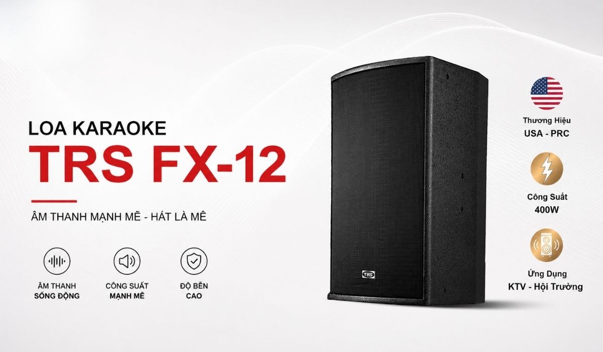 Loa Karaoke TRS FX-12 ch&iacute;nh h&atilde;ng gi&aacute; rẻ