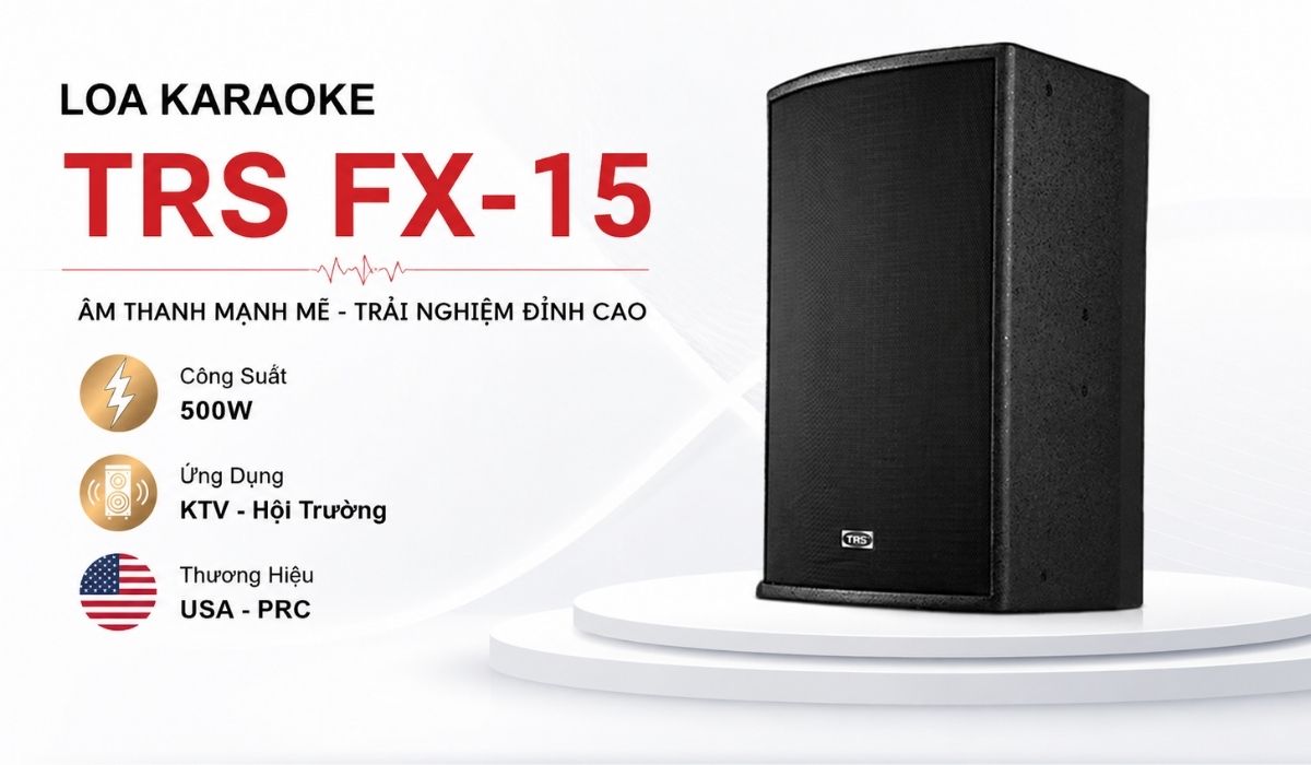 Loa Karaoke TRS FX-15 ch&iacute;nh h&atilde;ng gi&aacute; rẻ