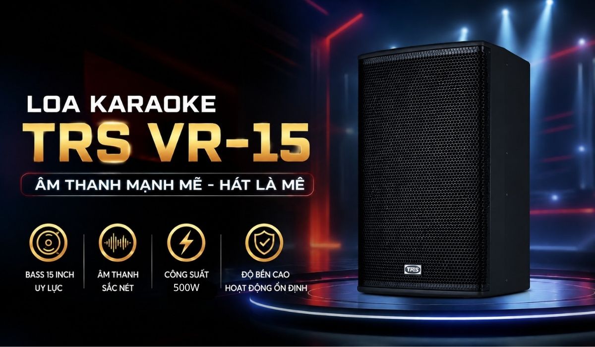 Loa Karaoke TRS VR-15 ch&iacute;nh h&atilde;ng gi&aacute; rẻ