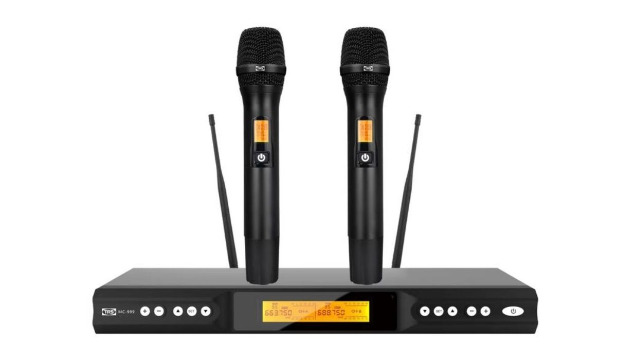 Micro kh&ocirc;ng d&acirc;y TRS MC-999 ch&iacute;nh h&atilde;ng gi&aacute; rẻ