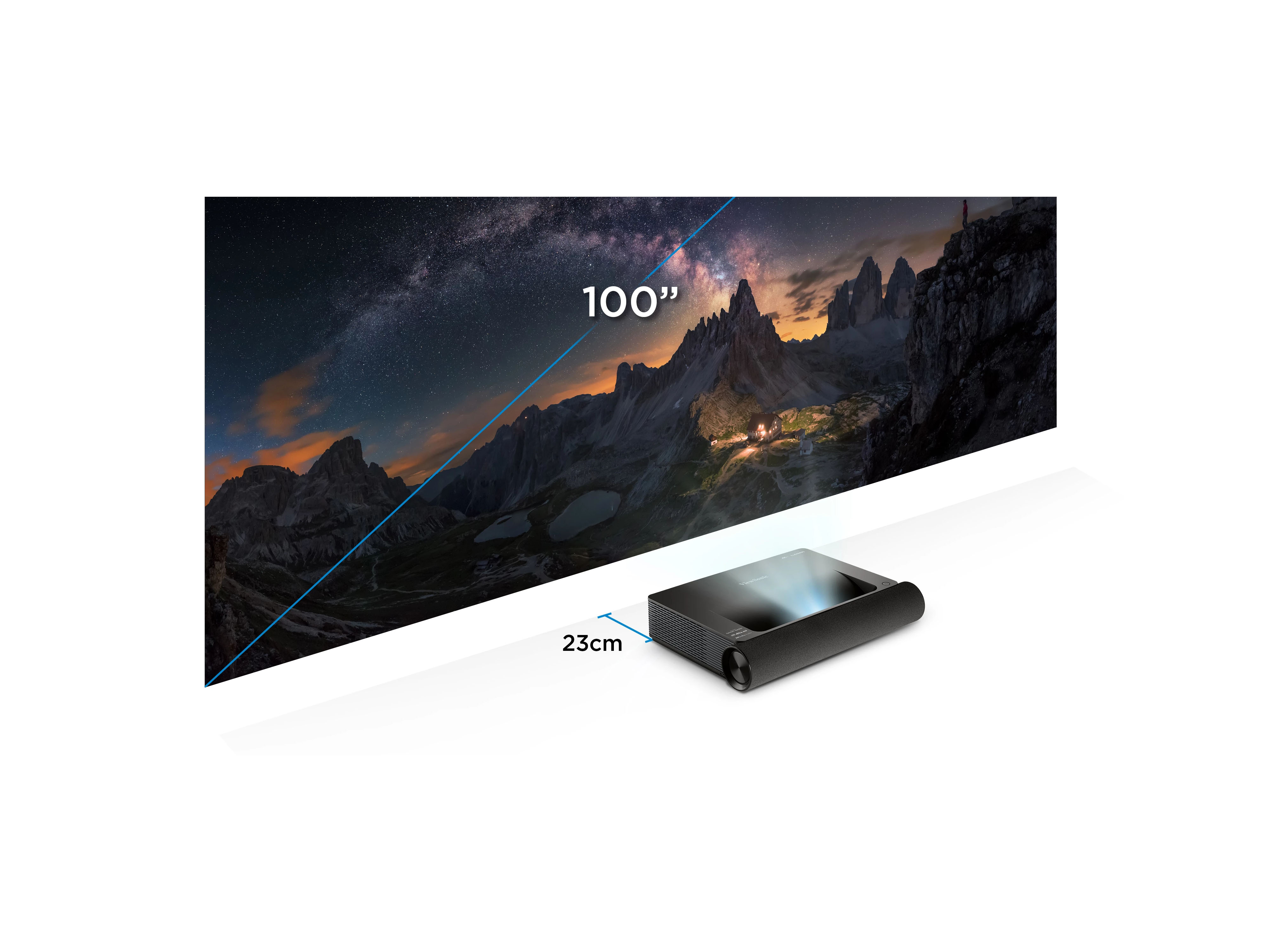 MÁY CHIẾU SIÊU GẦN VIEWSONIC X2000B 4K