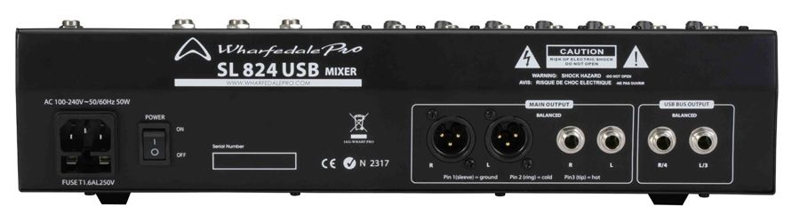 MIXER WHARFEDALE PRO SL824USB