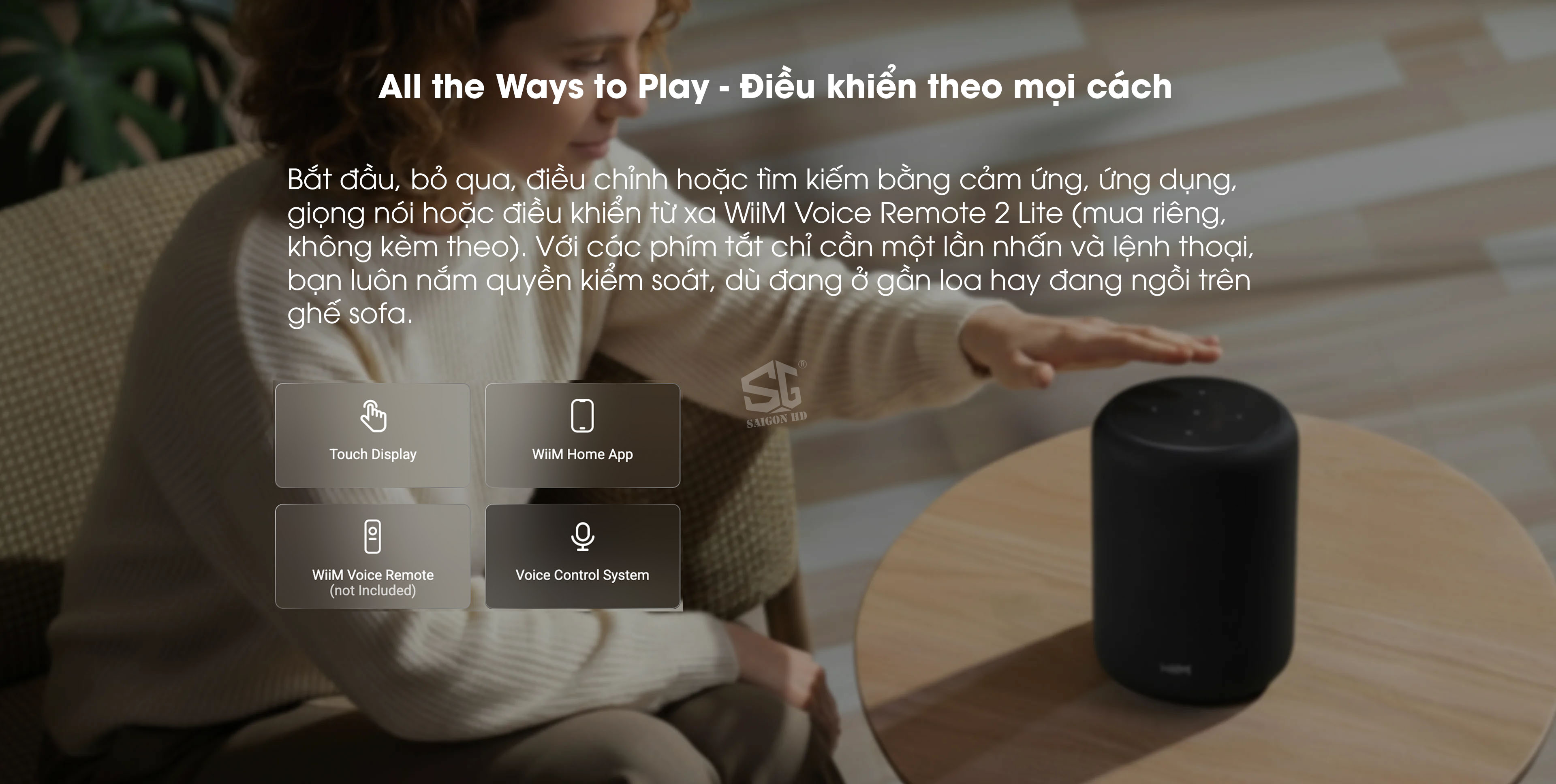 Loa kh&ocirc;ng d&acirc;y th&ocirc;ng minh Hi-res WiiM Sound Lite ch&iacute;nh h&atilde;ng mới nhất gi&aacute; rẻ nhất