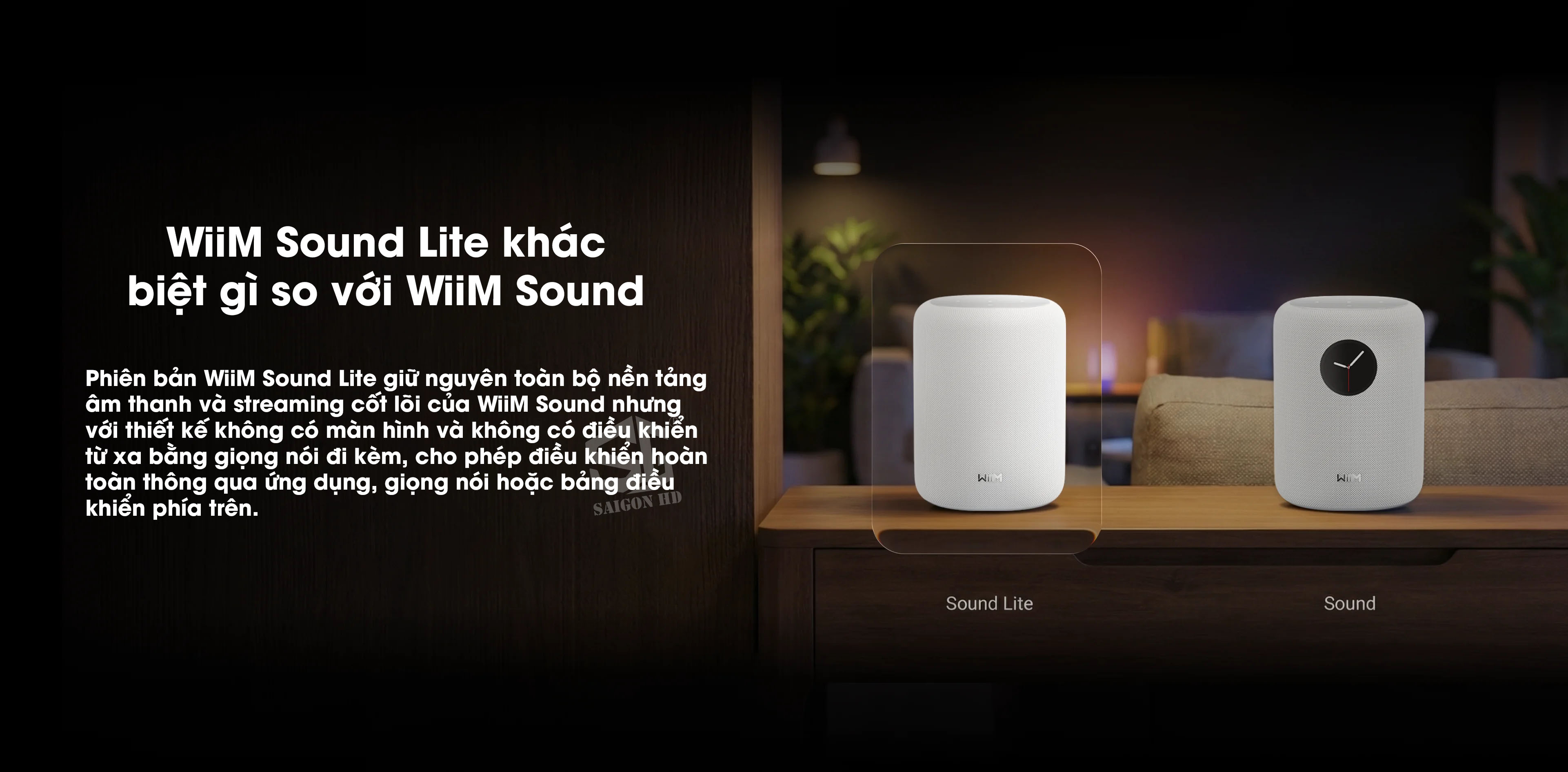 Loa kh&ocirc;ng d&acirc;y th&ocirc;ng minh Hi-res WiiM Sound Lite ch&iacute;nh h&atilde;ng mới nhất gi&aacute; rẻ nhất