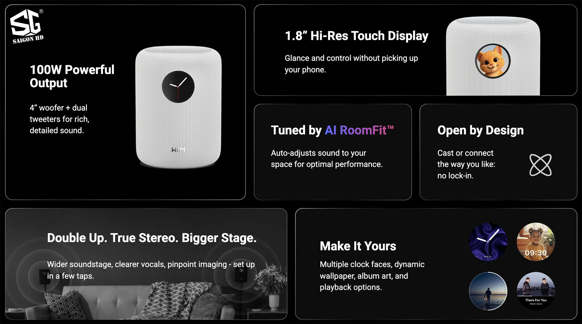 Loa kh&ocirc;ng d&acirc;y th&ocirc;ng minh WiiM Sound ch&iacute;nh h&atilde;ng gi&aacute; rẻ nhất