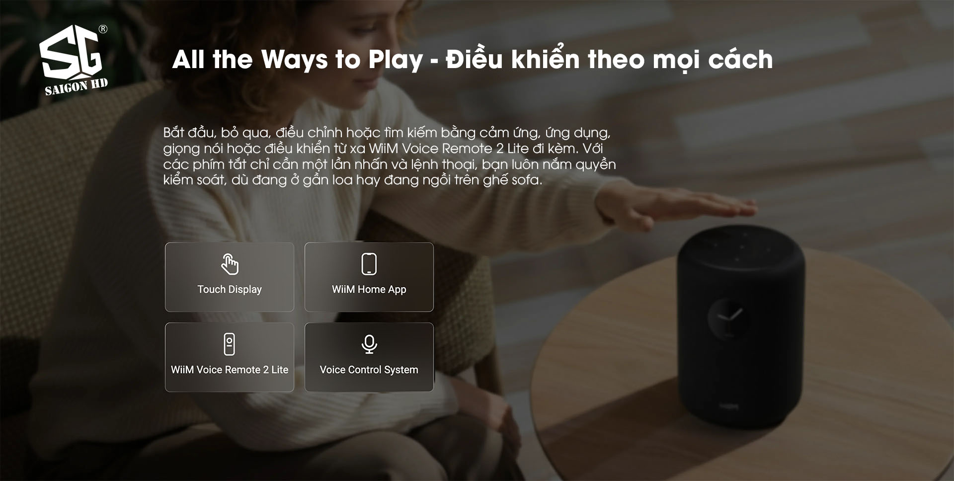 Loa kh&ocirc;ng d&acirc;y th&ocirc;ng minh WiiM Sound ch&iacute;nh h&atilde;ng gi&aacute; rẻ nhất