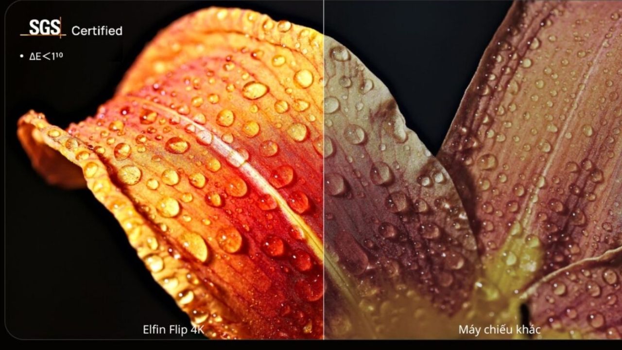 M&aacute;y chiếu Xgimi Elfin flip 4K ch&iacute;nh h&atilde;ng gi&aacute; rẻ