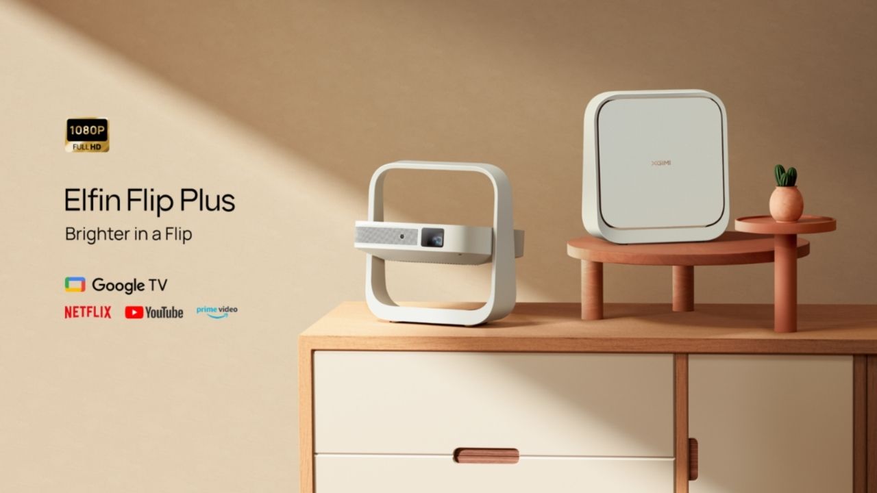 M&aacute;y chiếu Xgimi Elfin Flip Plus 500ISO GTV ch&iacute;nh h&atilde;ng gi&aacute; rẻ
