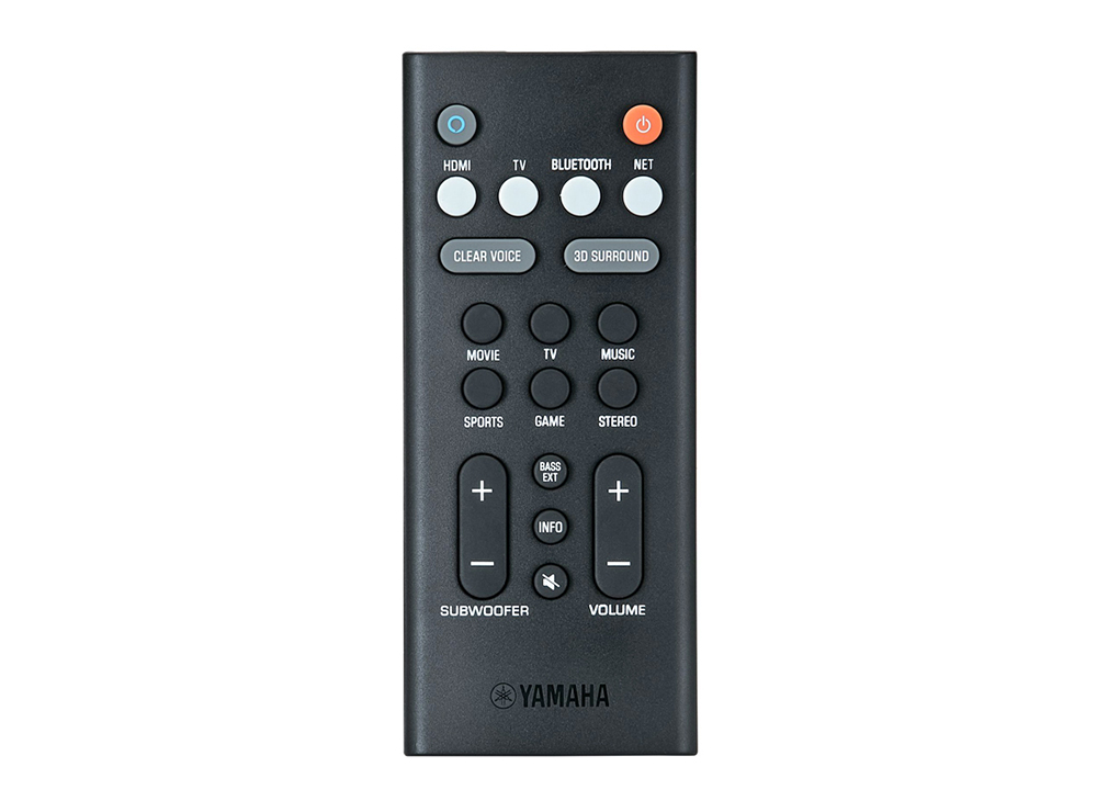 Remote của dàn soundbar Yamaha YAS 209