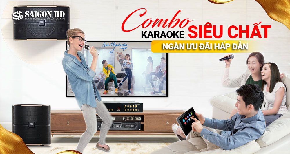 Giải trí tại nhà cùng dàn karaoke siêu chất