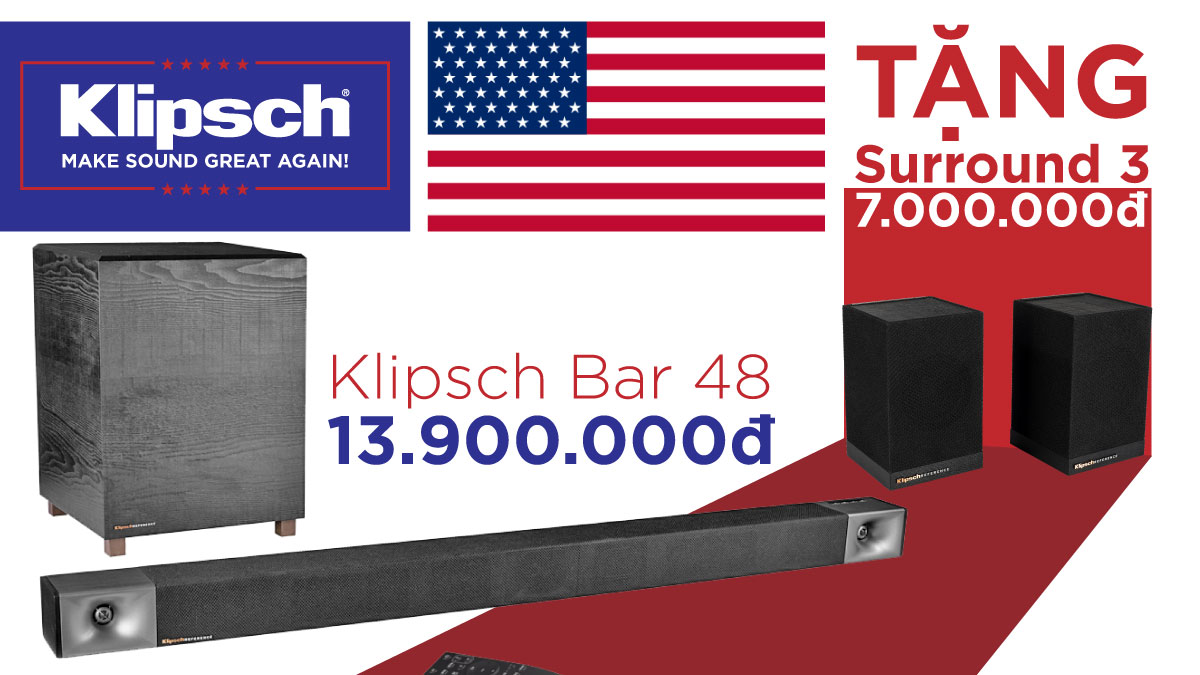 Khuyến Mãi Klipsch Bar 48