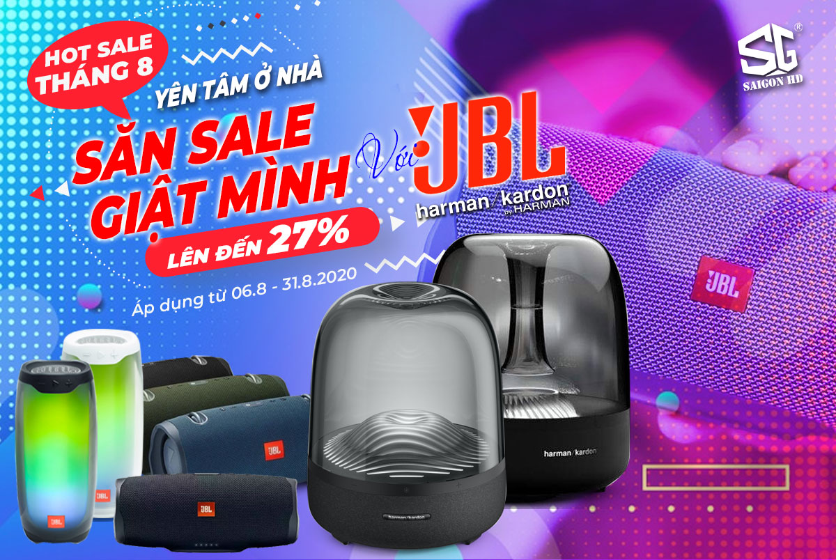 Sale giật mình với JBL và Harman Karrdon