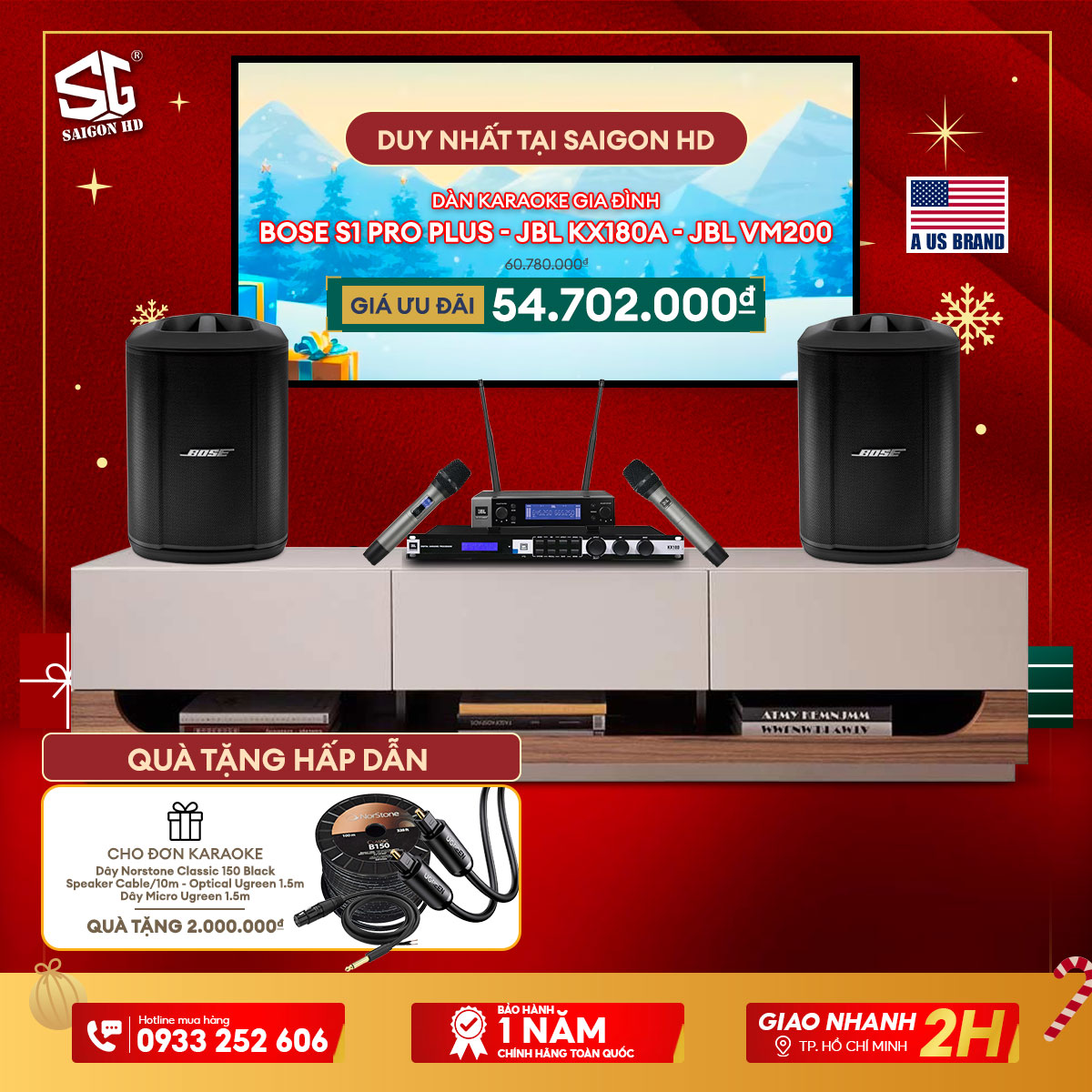 Dàn karaoke JBL KX180A + JBL VM200 + Bose S1 Pro Plus 