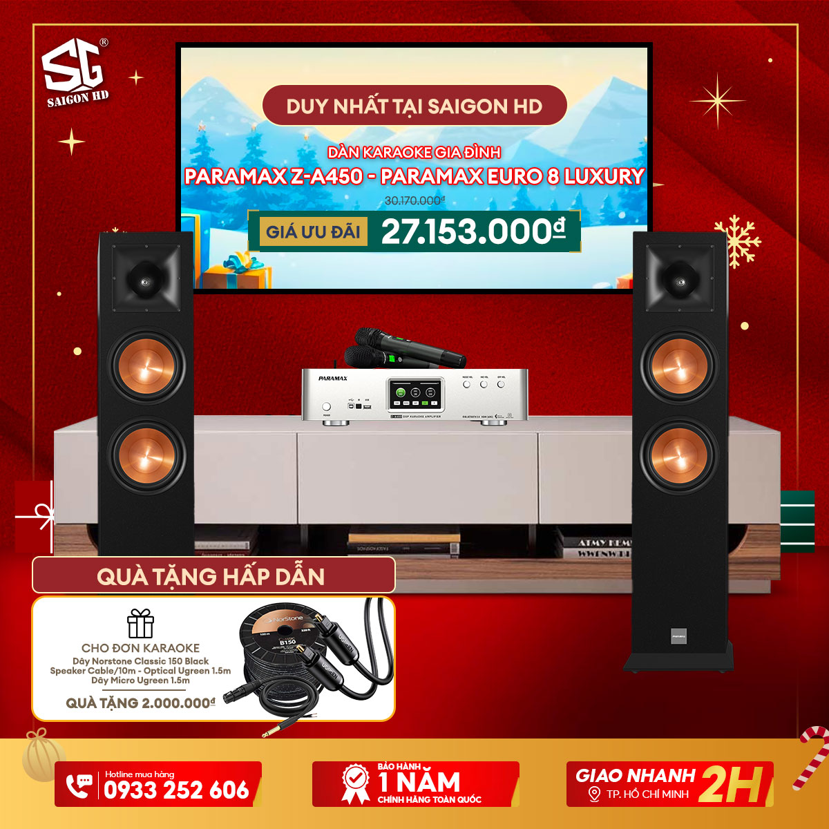 Dàn karaoke Paramax Z-A450 + Paramax Euro 8 Luxury