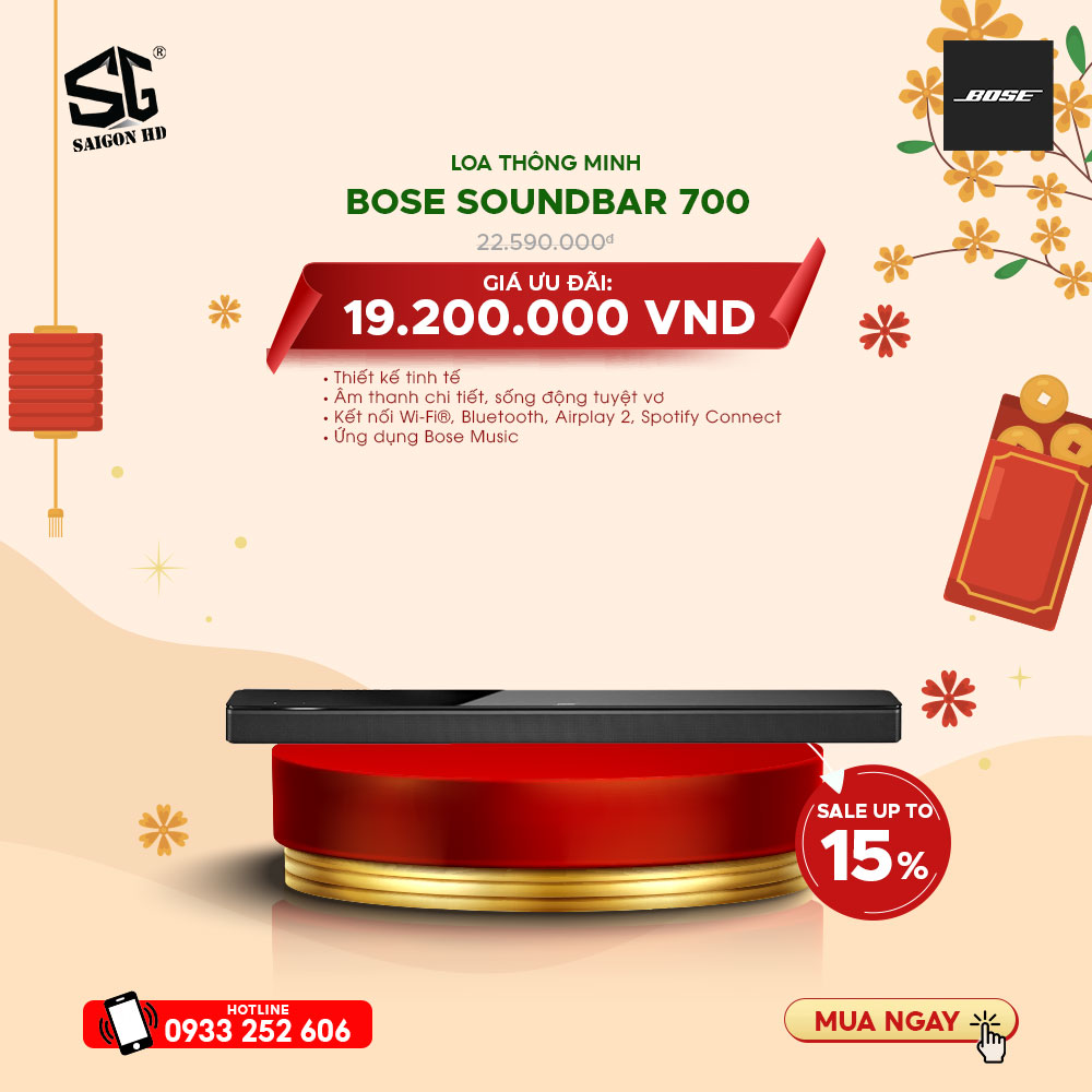 VUI ĐÓN XUÂN SANG - BOSE SALE HẾT CỠ