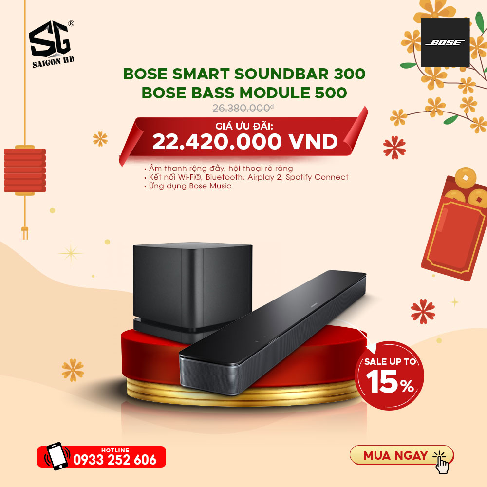 VUI ĐÓN XUÂN SANG - BOSE SALE HẾT CỠ