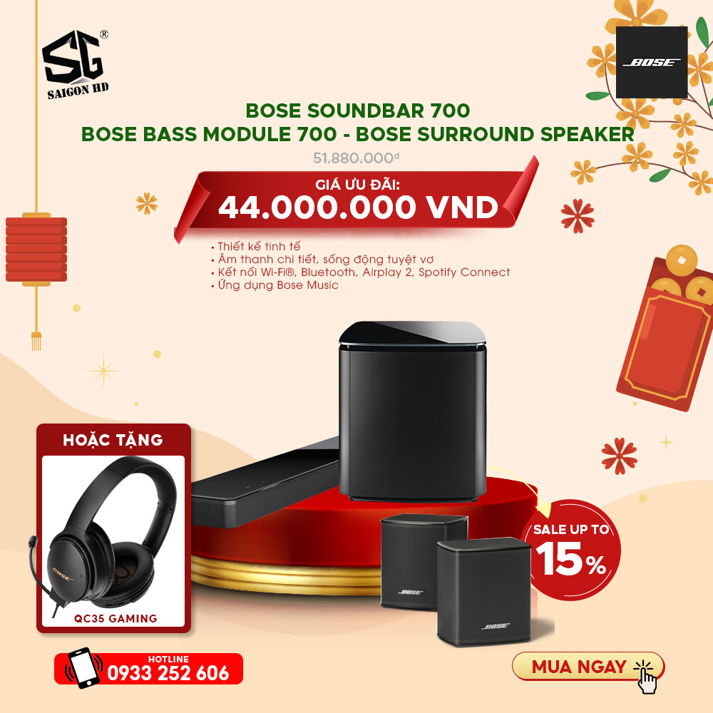 VUI ĐÓN XUÂN SANG - BOSE SALE HẾT CỠ