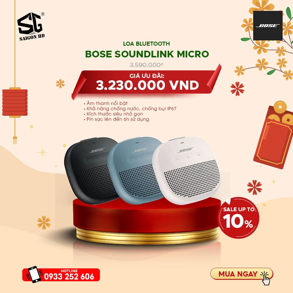 VUI ĐÓN XUÂN SANG - BOSE SALE HẾT CỠ