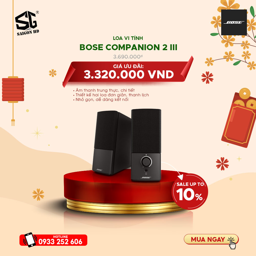 VUI ĐÓN XUÂN SANG - BOSE SALE HẾT CỠ