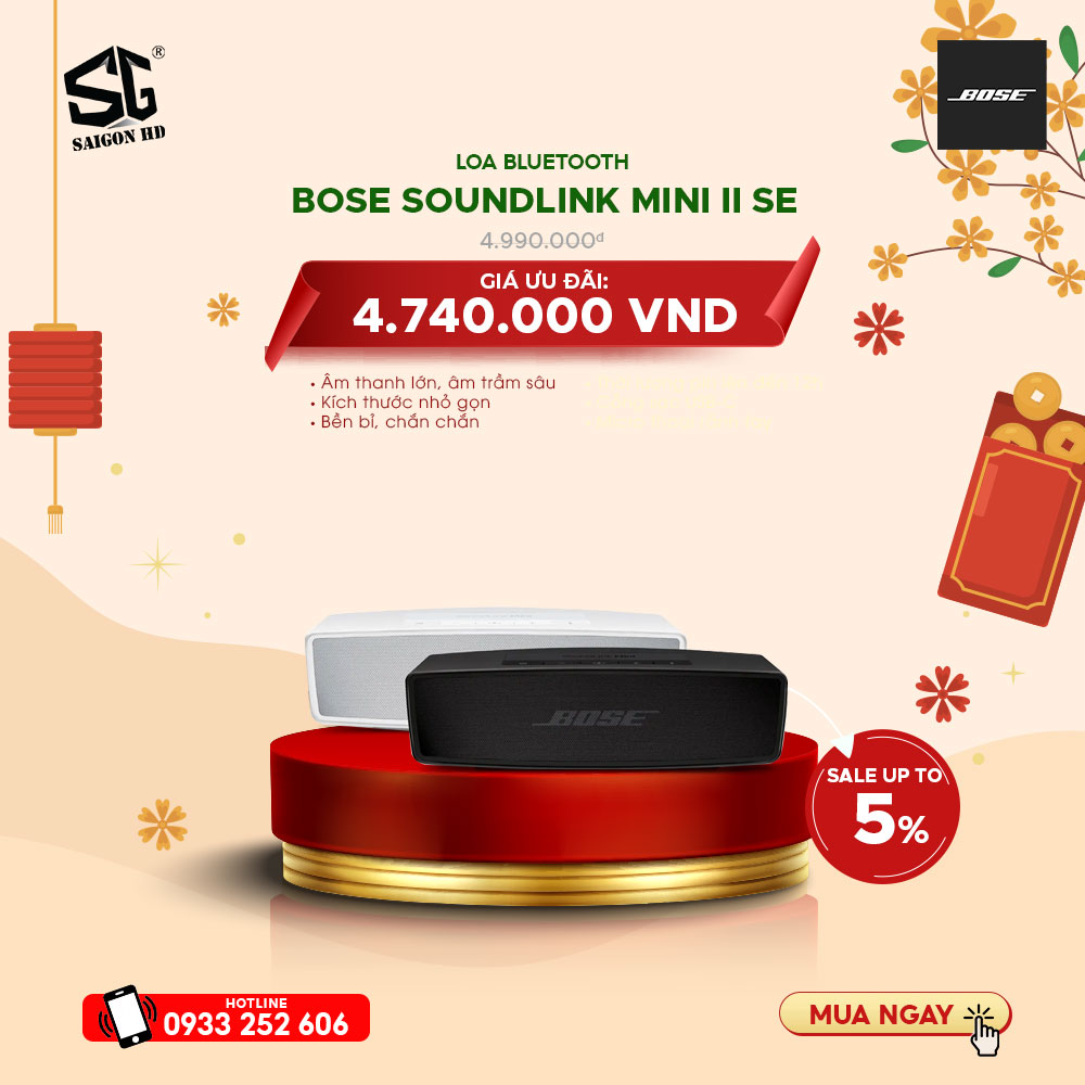 VUI ĐÓN XUÂN SANG - BOSE SALE HẾT CỠ