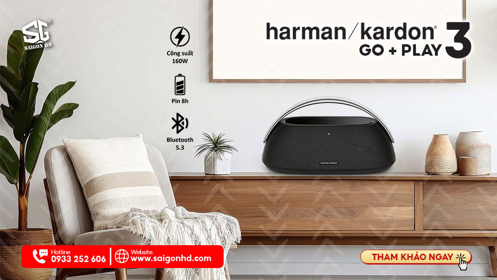 HARMAN KARDON GO + PLAY 3 RA MẮT