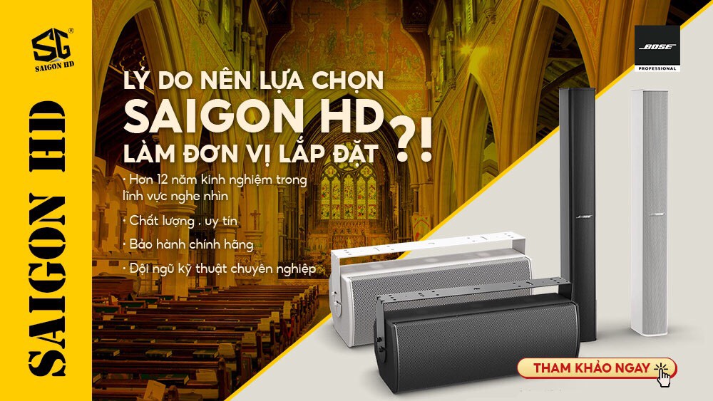 3 MẪU LOA DÀNH CHO NHÀ THỜ