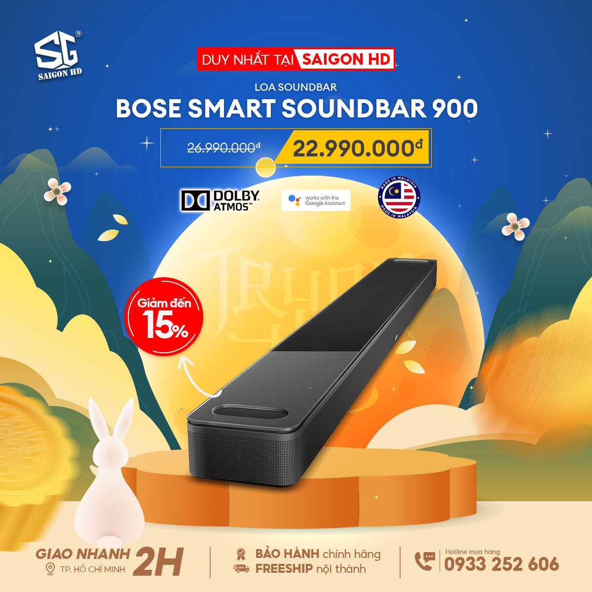 LOA BOSE SMART SOUNDBAR 900