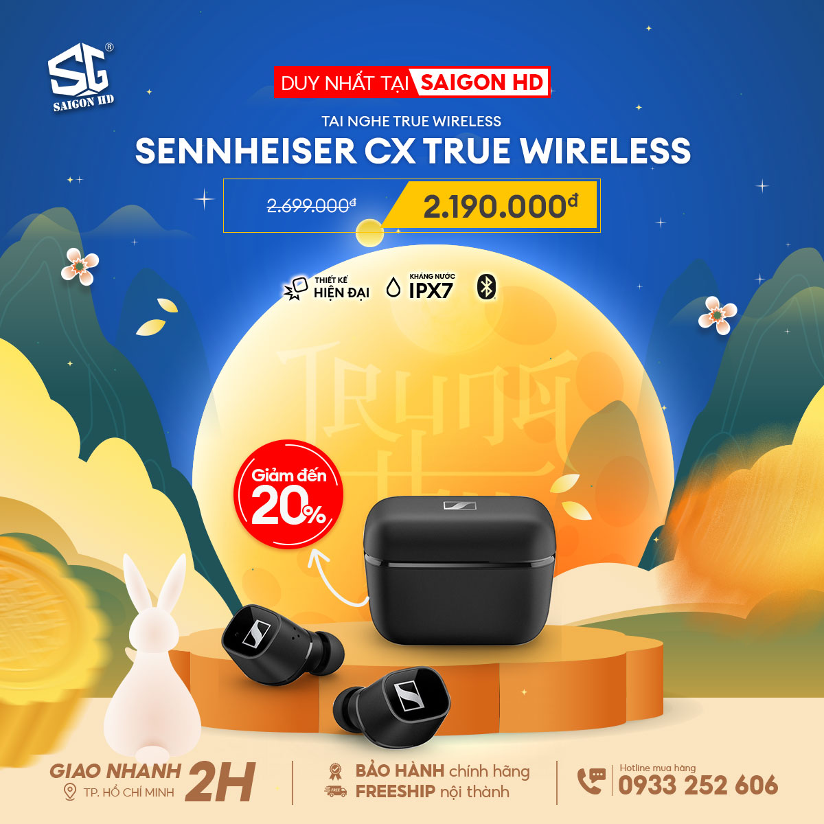 TAI NGHE SENNHEISER CX TRUE Wireless