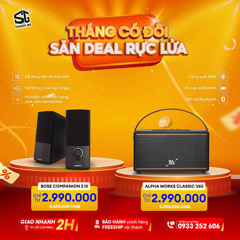 THÁNG CÓ ĐÔI - SĂN DEAL RỰC LỬA