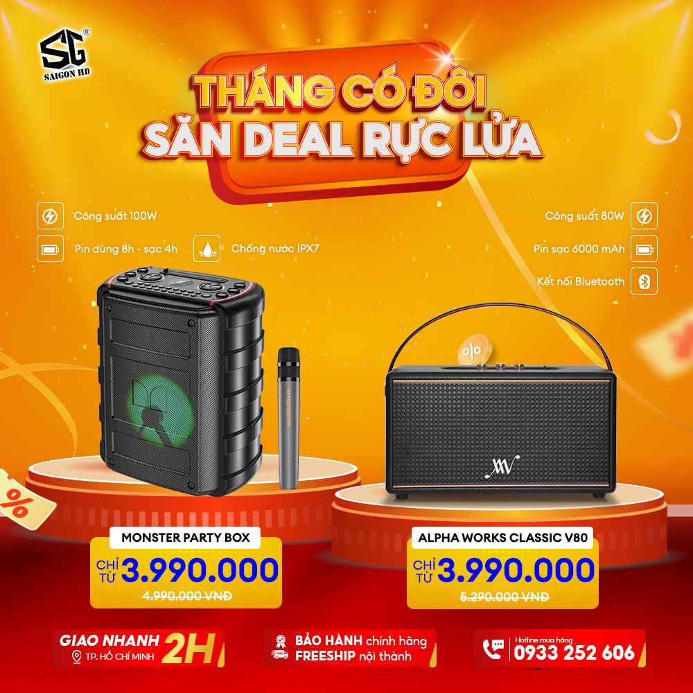THÁNG CÓ ĐÔI - SĂN DEAL RỰC LỬA