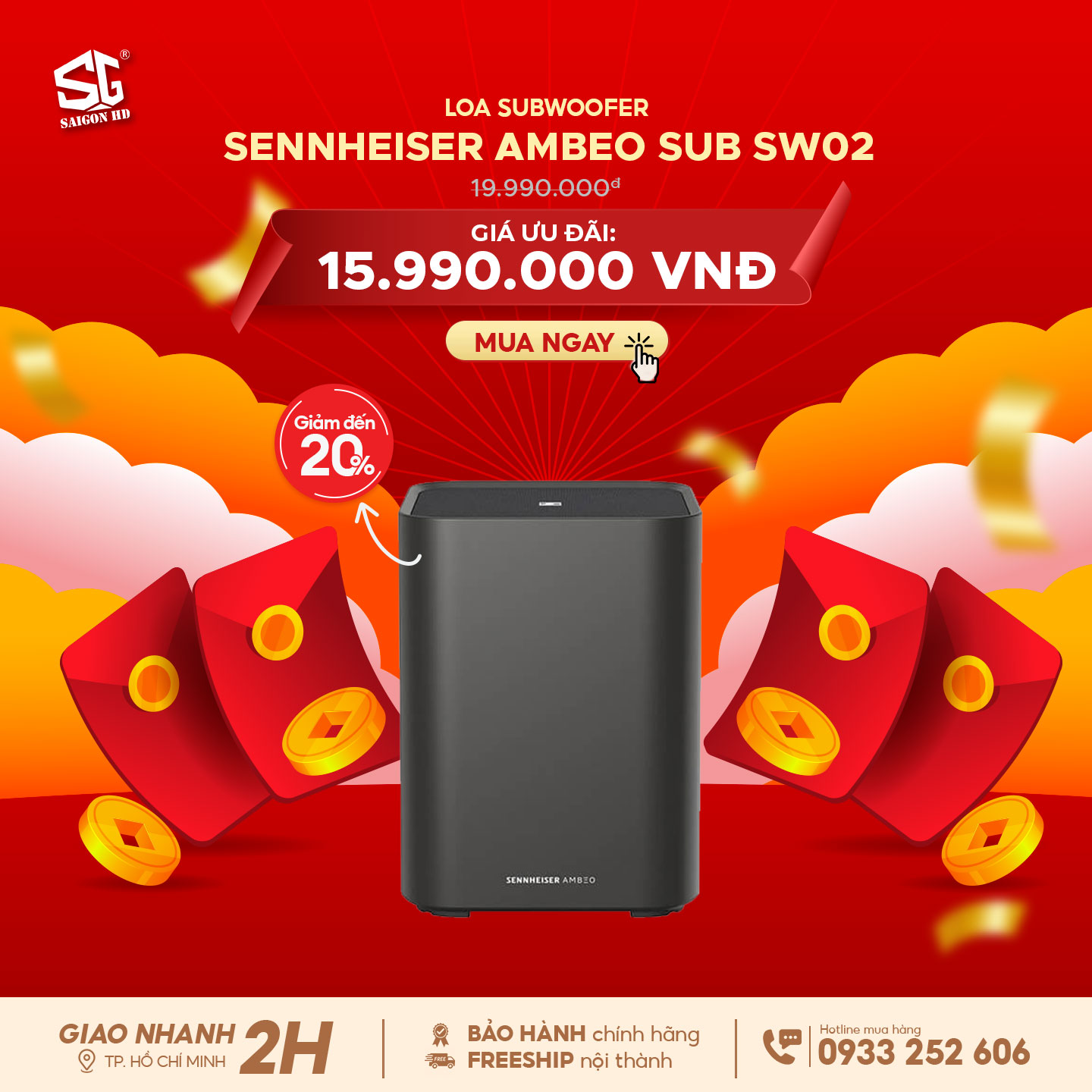 Loa Sennheiser Ambeo Sub SW02