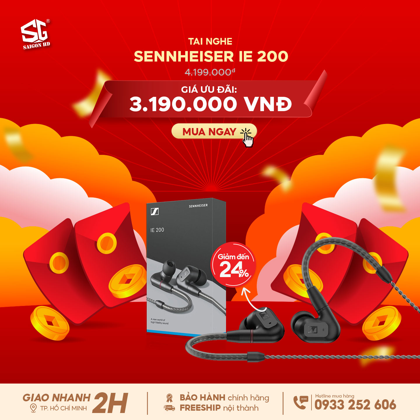 Tai nghe Sennheiser IE 200