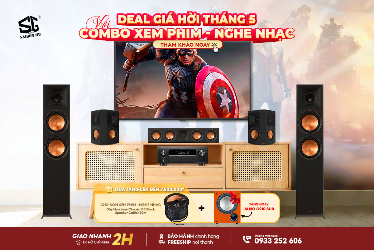 Deal giá hời tháng 5 - Combo xem phim nghe nhạc giảm giá sốc