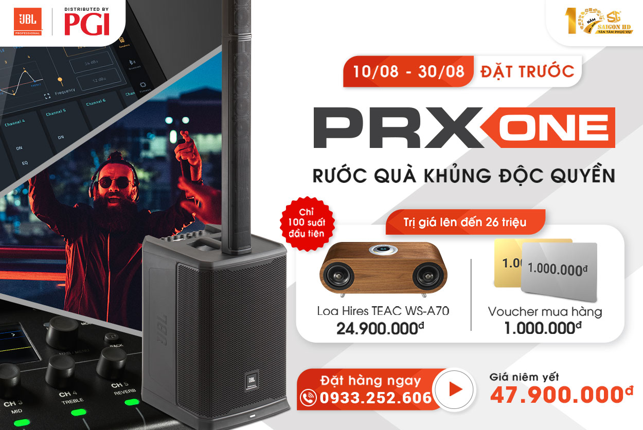 ĐẶT GẠCH JBL PRX ONE