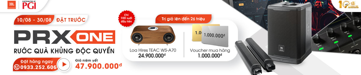 ĐẶT GẠCH JBL PRX ONE 