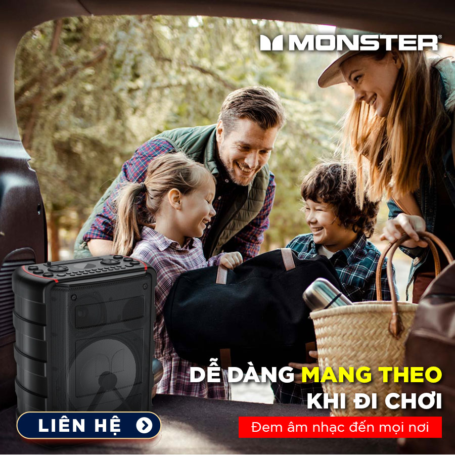 LOA MONSTER PARTY BOX - LOA DI ĐỘNG PHONG CÁCH MỚI 