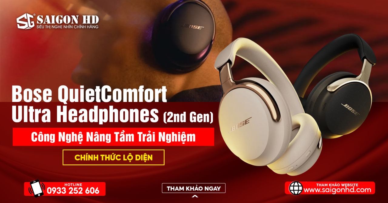 Tai nghe Bluetooth không dây chống ồn Bose QuietComfort Ultra Headphones 2nd Gen