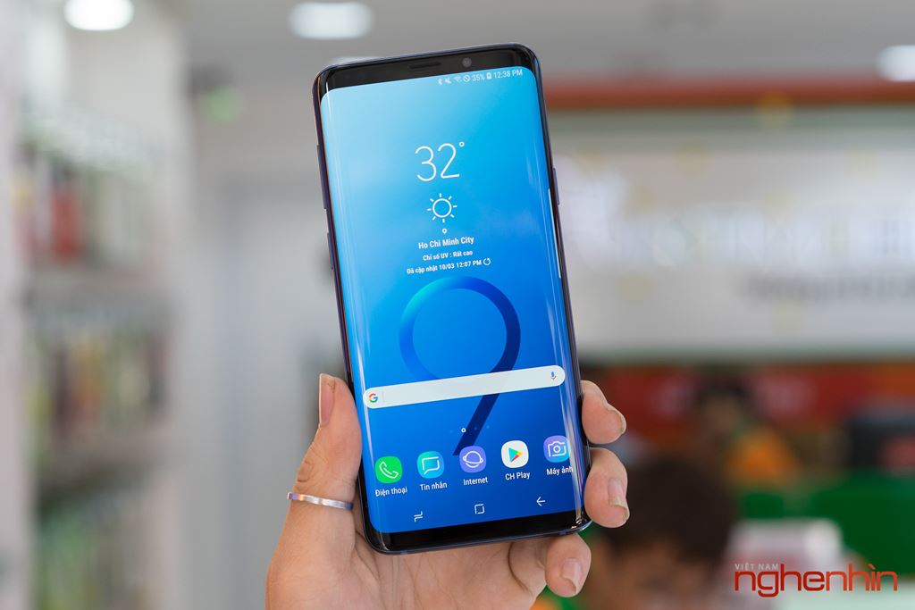 Trên tay Galaxy S9+ Xanh Coral tại Việt Nam: chỉ 1 sim, bản 256GB, giá 25 triệu