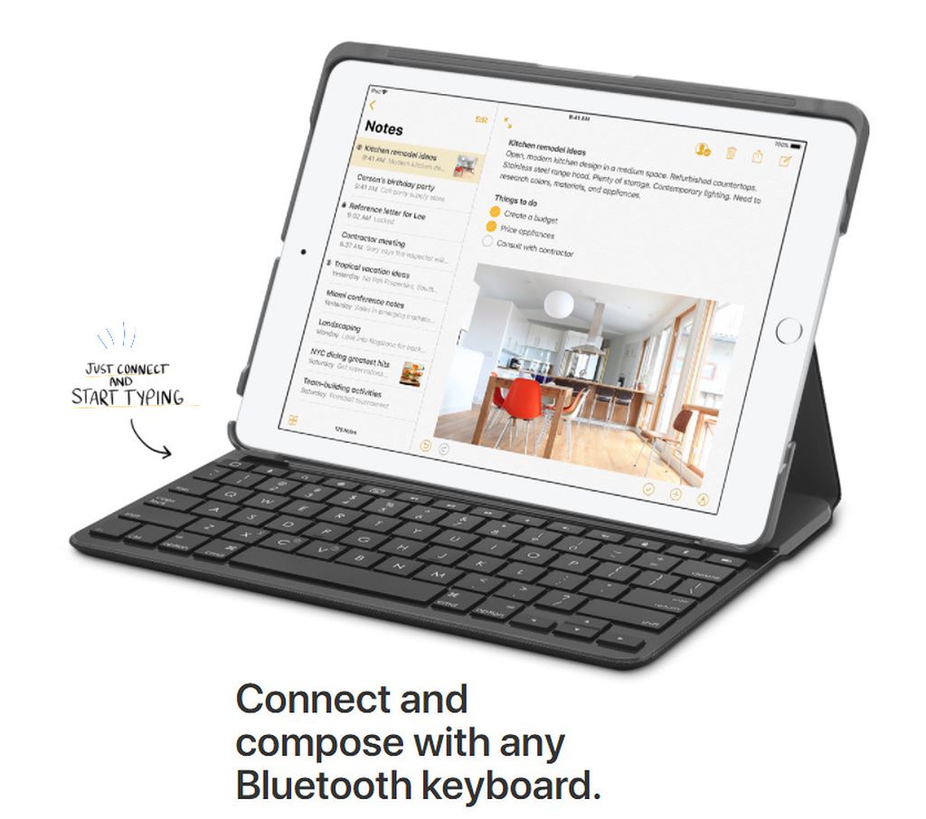 iPad 2018: màn hình 9,7 inch, hỗ trợ Apple Pencil, giá từ 299 USD