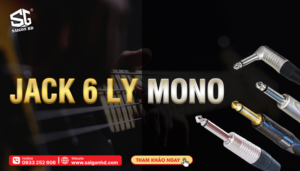 Jack 6 ly - Tìm hiểu về loại giắc cắm âm thanh 6 ly trên thị trường 