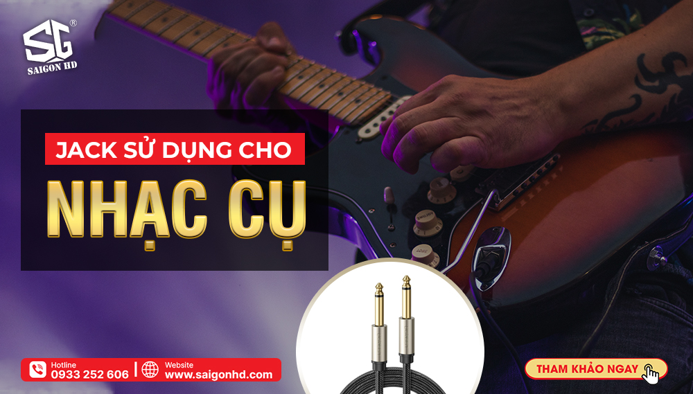 Jack 6 ly - Tìm hiểu về loại giắc cắm âm thanh 6 ly trên thị trường 